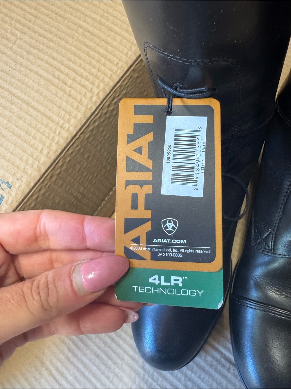 Ariat Heritage Field Zip Tall Riding Boot Full Calf, Size 8.5 NWB - Picture 8 of 11